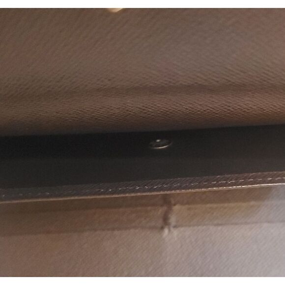 Authentic Louis Vuitton Damier Ebene Sarah Wallet International FUll set : Box - Picture 9 of 15